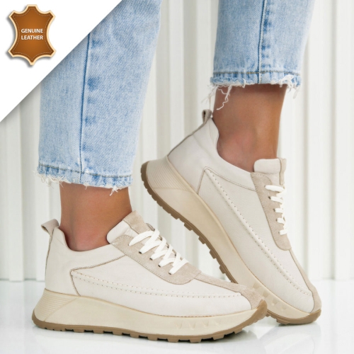 Обувки Karolina Beige