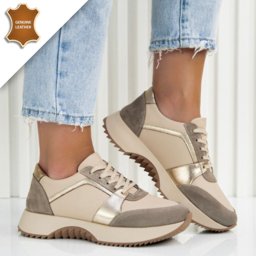 Обувки Daris Beige