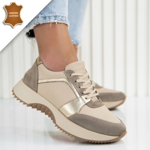 Обувки Daris Beige