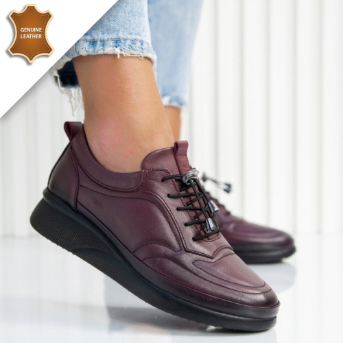 Обувки Manora Wine red