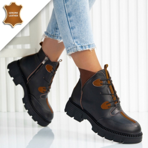 Боти Carla Black/Camel