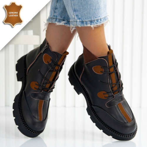 Боти Carla Black/Camel