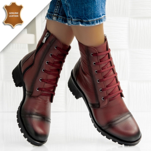 Боти Anastasia Wine red