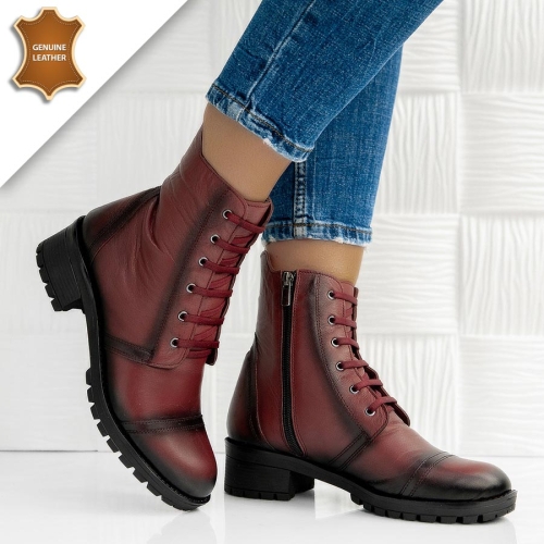 Боти Anastasia Wine red