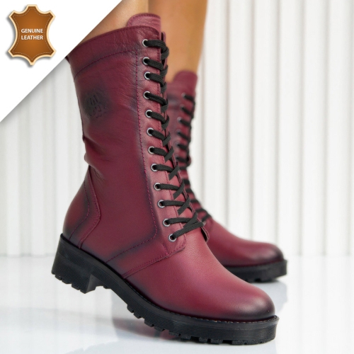 Боти Sofia Wine red