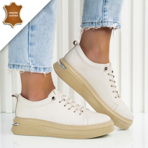 Обувки Zara Beige