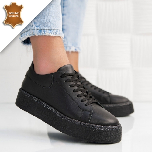 Обувки Bianka Black