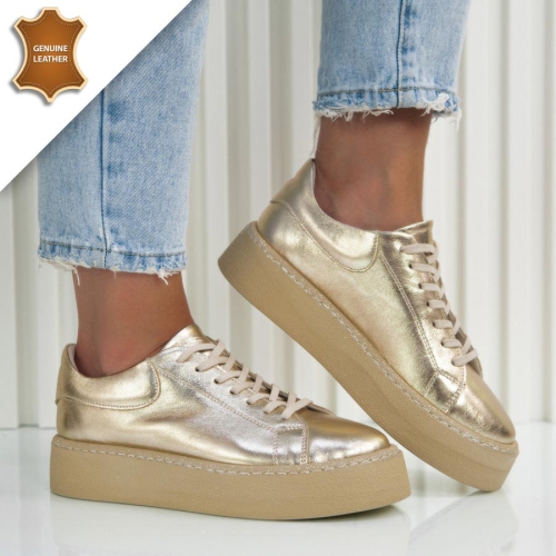 Обувки Bianka Gold