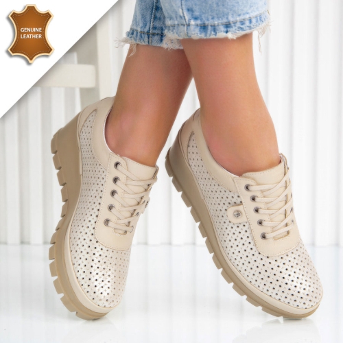 Обувки Kristal Beige