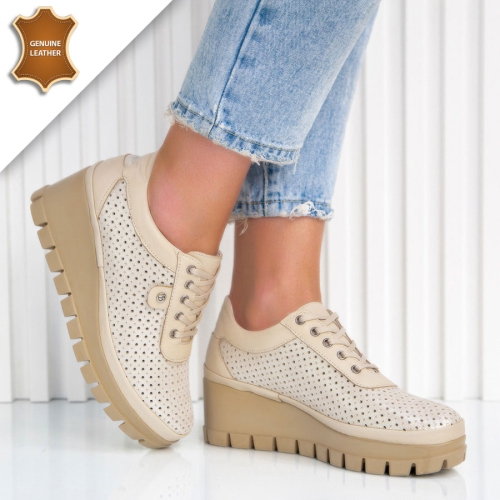 Обувки Kristal Beige