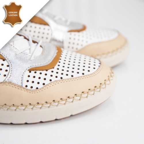 Обувки Modena White