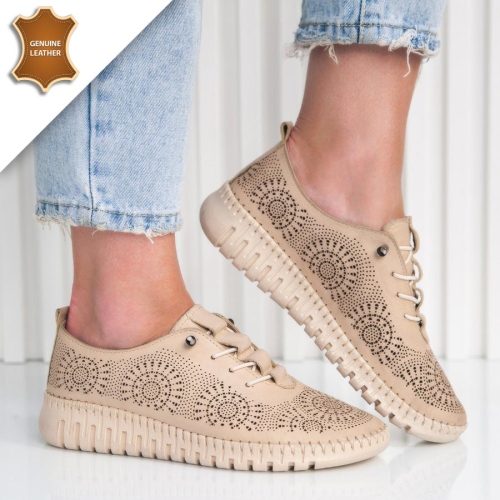 Обувки Trento Beige