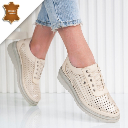 Обувки Elena Beige