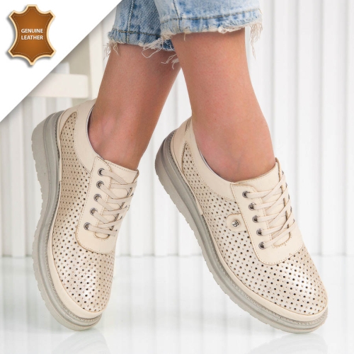 Обувки Elena Beige