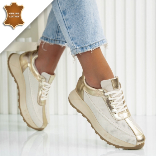 Обувки Marina Beige/Gold