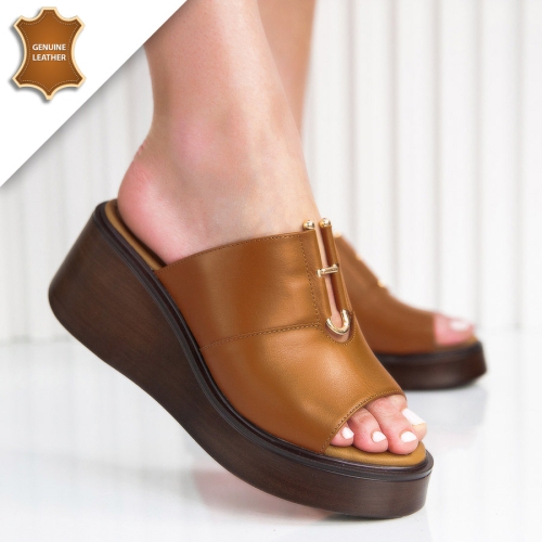 Чехли Madeline Caramel