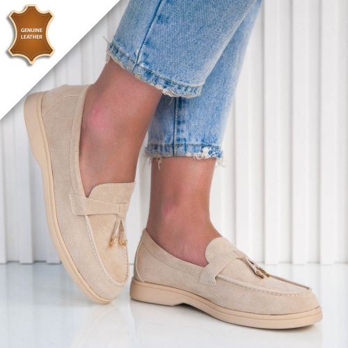 Обувки Francesca Beige