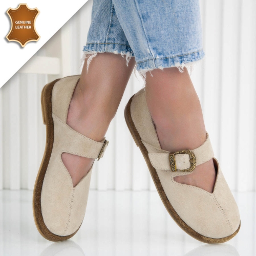 Обувки Gemini Beige