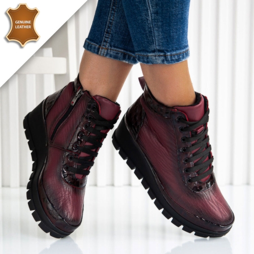 Боти Albina Wine red