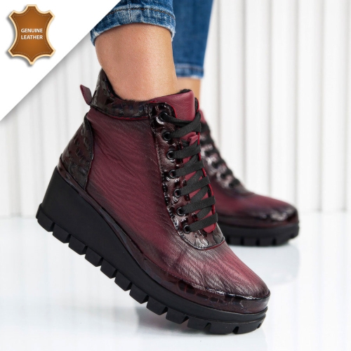 Боти Albina Wine red