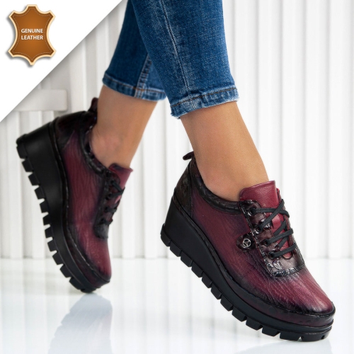 Обувки Antonella Wine red
