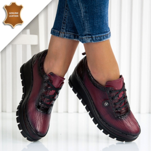 Обувки Antonella Wine red
