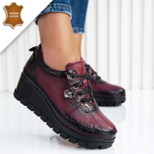 Обувки Antonella Wine red