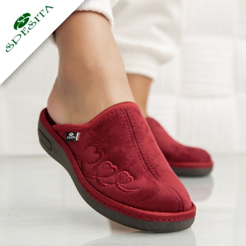 Пантофи Stacy Wine red
