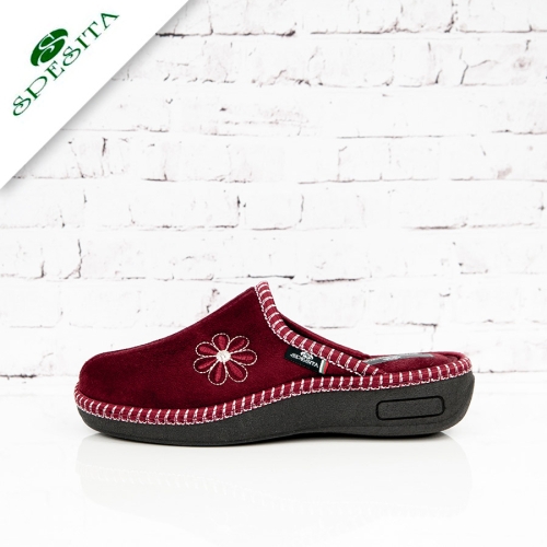 Пантофи Fanny Wine Red