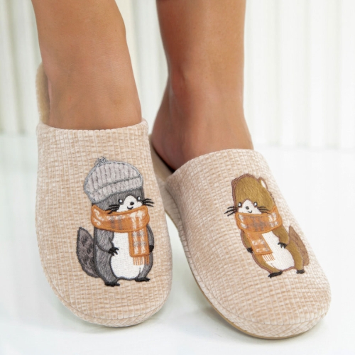 Пантофи Kami Beige