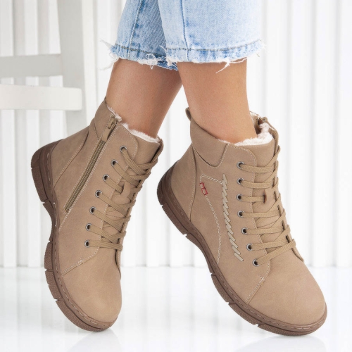 Боти Sara Beige