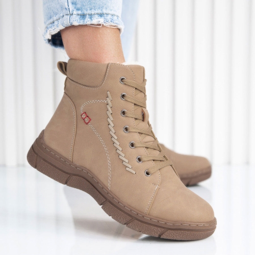 Боти Sara Beige