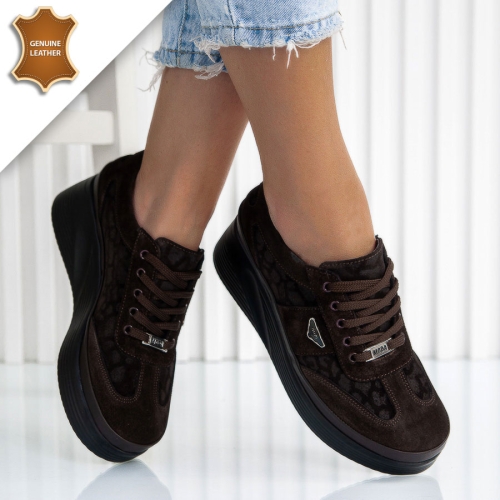 Обувки Naira Brown