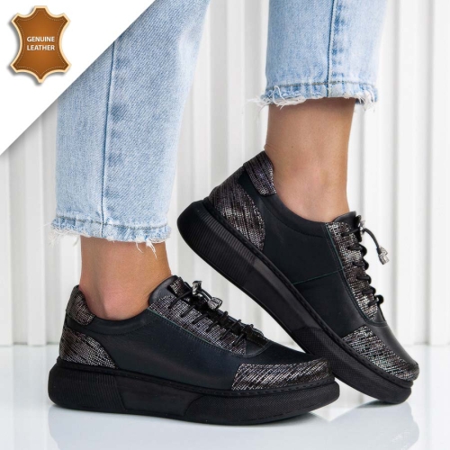 Обувки Ziva Black