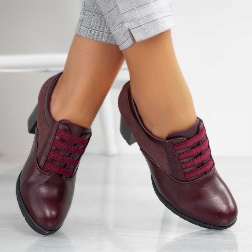 Обувки Rebecca Wine red