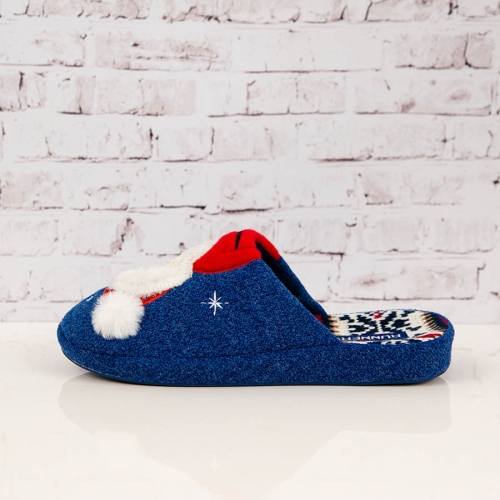 Пантофи Santa Claus Blue
