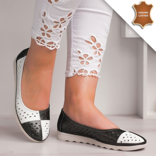 Обувки Fera White/black