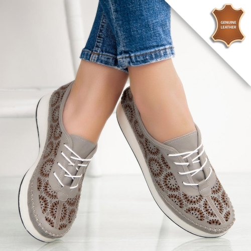 Обувки Klavdia Grey